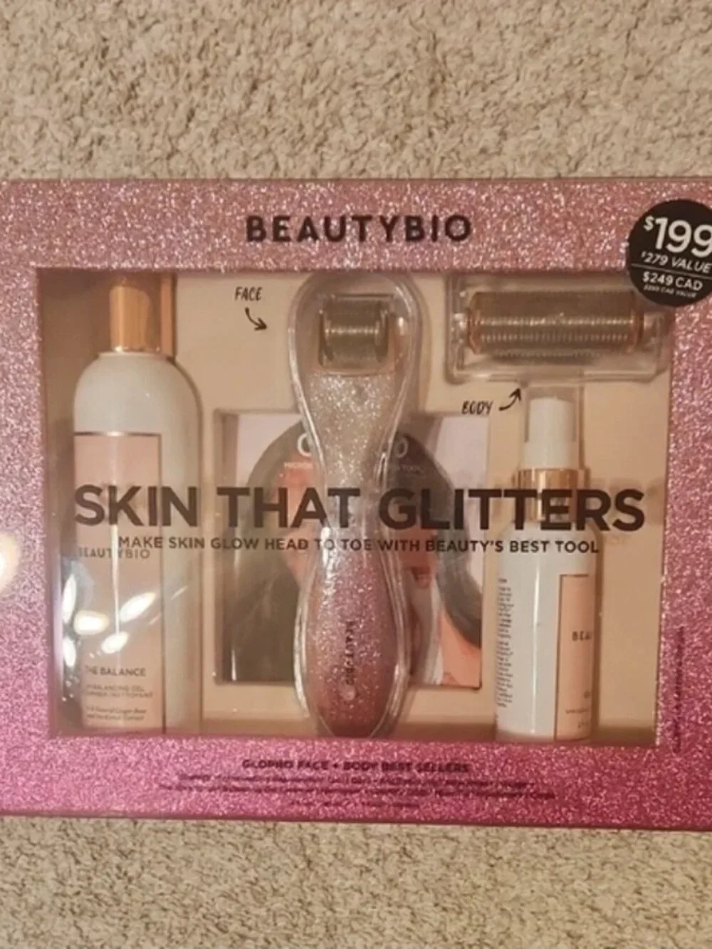 NIB BeautyBio GloPro Face + Body Tools
